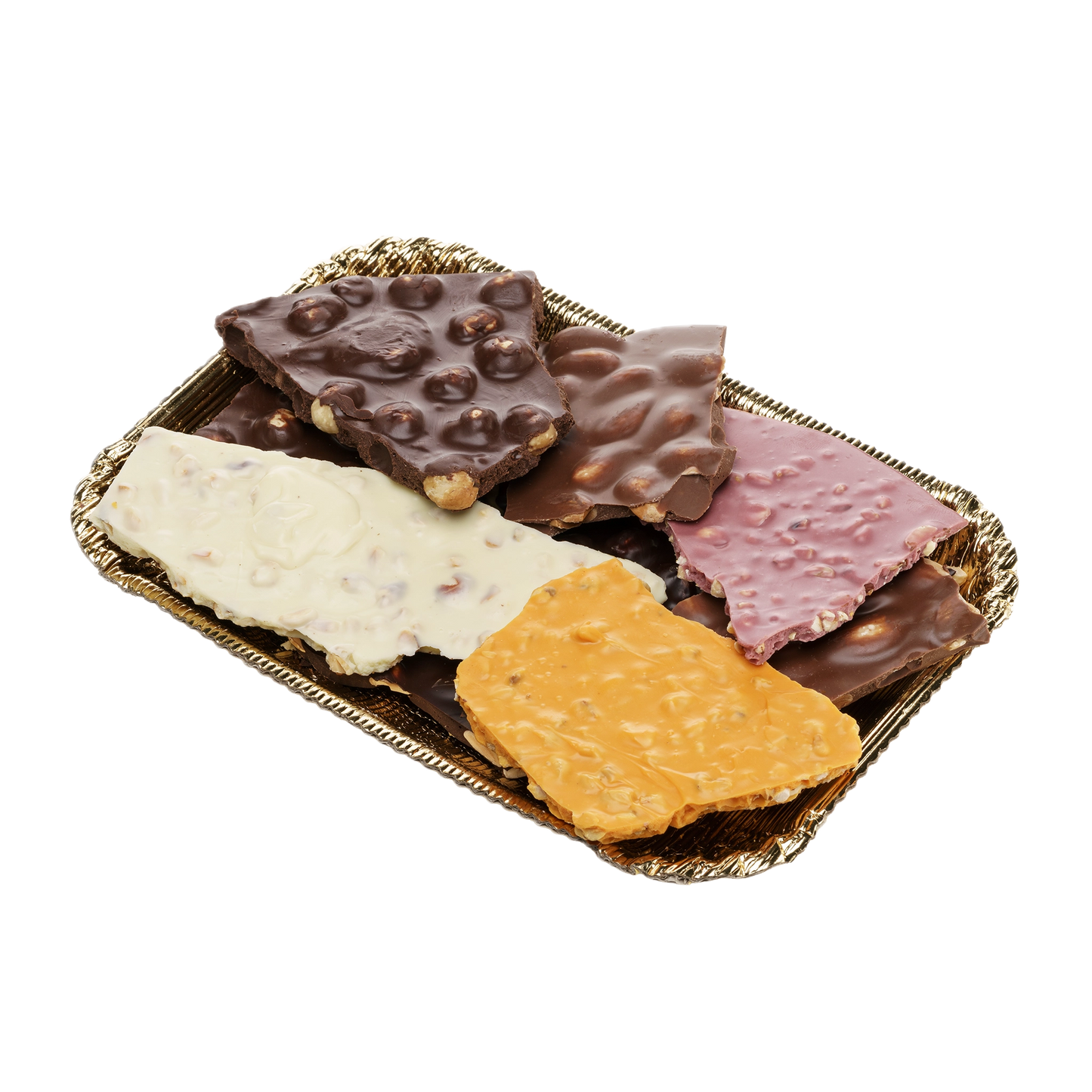 .Vassoio Schiacciate cioccolate miste. 250gr GD0090