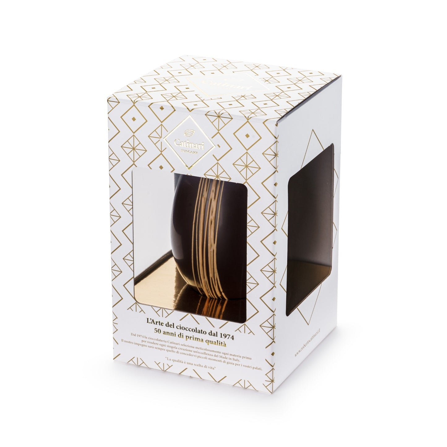 Uovo di Pasqua Artigianale Gourmet Catinari al Caramello Salato dell'Himalaya 320g GD0064