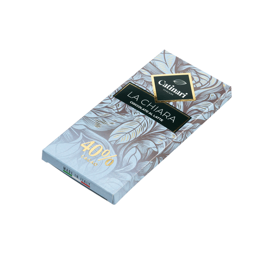 .La Chiara - Tavoletta cioccolato al latte artigianale, 100g GD0008