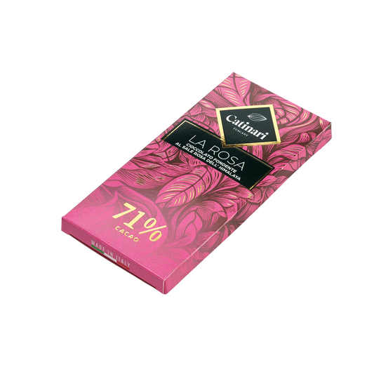 .La Rosa - Cioccolato Fondente e Sale Rosa dell' Himalaya 100gr GD0005
