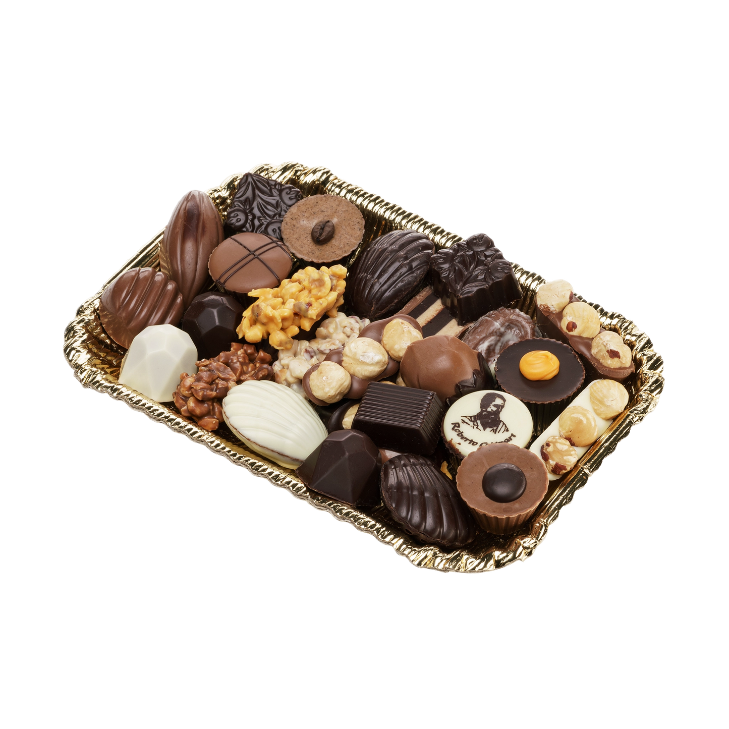 .Vassoio Storico cioccolatini assortiti. 250Gr GD0088