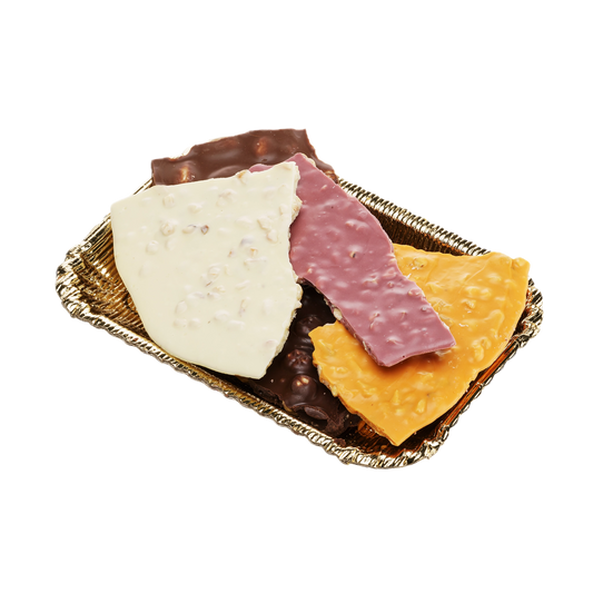 Vassoio Schiacciate cioccolate miste. 450gr GD0091
