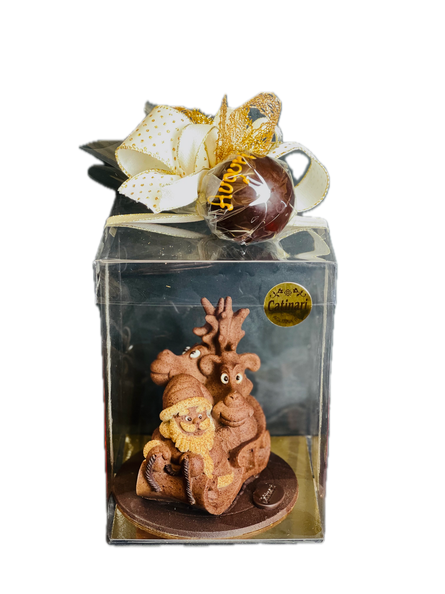 Babbo Natale con slitta e Renne 350gr GD0093
