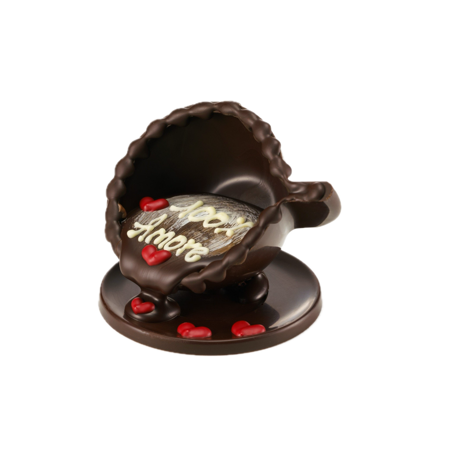 Tazzina al cioccolato fondente con dedica personalizzabile. 90gr GD0033