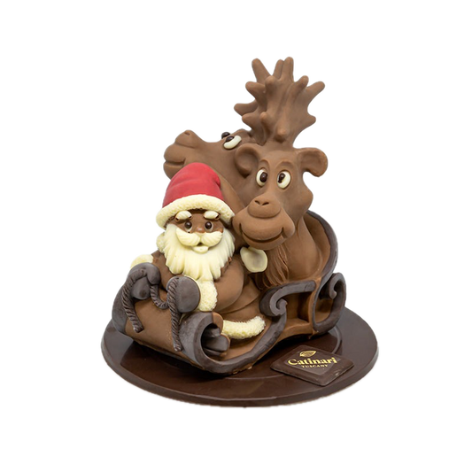 Babbo Natale con slitta e Renne 350gr GD0093