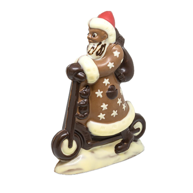 Babbo Natale in monopattino 260gr GD0097