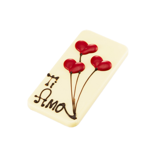 Tavoletta al Cioccolato Bianco -  (Frase personalizzabile) 90gr GD0021