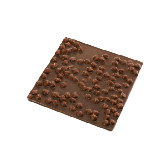 Schiacciata di Cioccolato al Latte con Nocciole IGP. 450gr GD0010